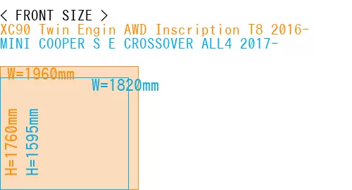 #XC90 Twin Engin AWD Inscription T8 2016- + MINI COOPER S E CROSSOVER ALL4 2017-